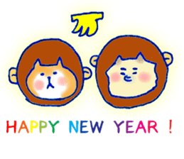 Winter:Pome & Shiba sticker #8861164