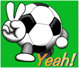 The ball is a friend    English ver.1 sticker #8861217