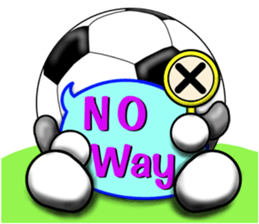 The ball is a friend    English ver.1 sticker #8861223