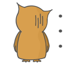 Forest of an owl sticker #8861260