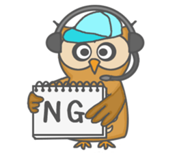 Forest of an owl sticker #8861269