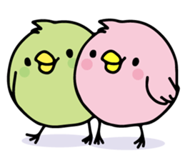 A pink chick version2 sticker #8861296