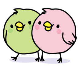 A pink chick version2 sticker #8861296