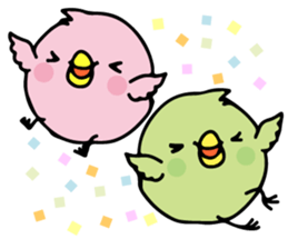 A pink chick version2 sticker #8861297