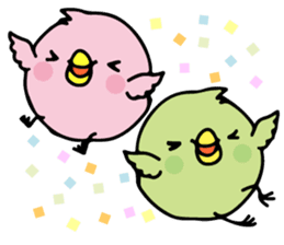 A pink chick version2 sticker #8861297