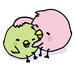 A pink chick version2 sticker #8861299