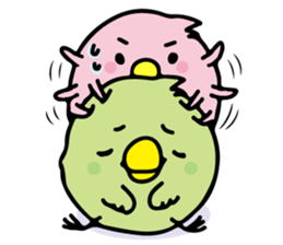 A pink chick version2 sticker #8861301