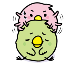 A pink chick version2 sticker #8861301