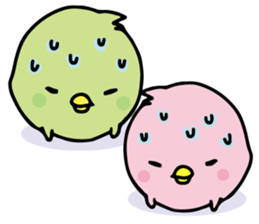 A pink chick version2 sticker #8861304