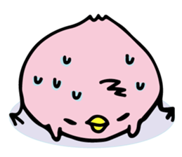 A pink chick version2 sticker #8861305