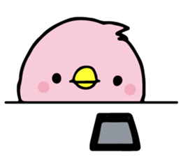 A pink chick version2 sticker #8861307