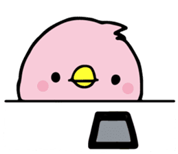 A pink chick version2 sticker #8861307