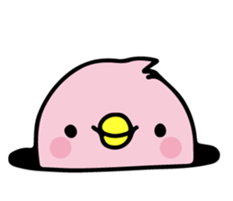 A pink chick version2 sticker #8861314