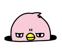 A pink chick version2 sticker #8861315