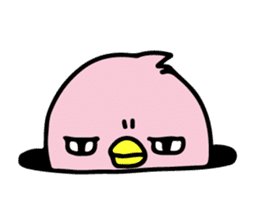 A pink chick version2 sticker #8861315