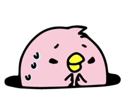 A pink chick version2 sticker #8861316