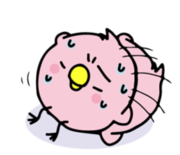 A pink chick version2 sticker #8861317