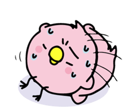 A pink chick version2 sticker #8861317