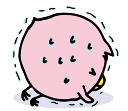 A pink chick version2 sticker #8861318