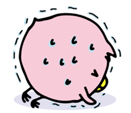 A pink chick version2 sticker #8861318