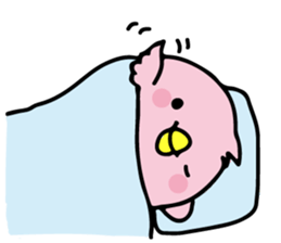 A pink chick version2 sticker #8861320