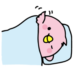 A pink chick version2 sticker #8861320