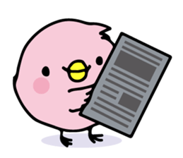 A pink chick version2 sticker #8861322