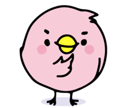 A pink chick version2 sticker #8861324