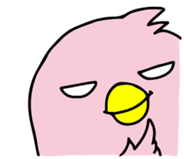A pink chick version2 sticker #8861325