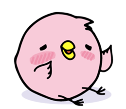 A pink chick version2 sticker #8861329