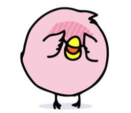 A pink chick version2 sticker #8861332