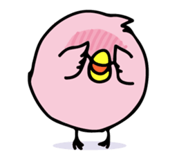 A pink chick version2 sticker #8861332