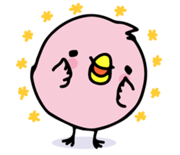 A pink chick version2 sticker #8861334