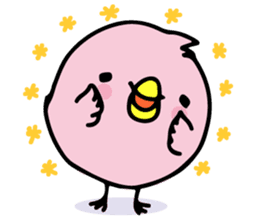 A pink chick version2 sticker #8861334