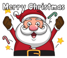 Om Santa sticker #8861816