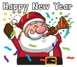 Om Santa sticker #8861817