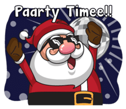 Om Santa sticker #8861818