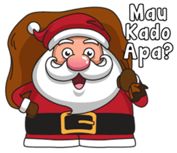 Om Santa sticker #8861820