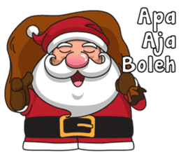 Om Santa sticker #8861821