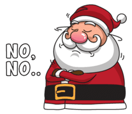 Om Santa sticker #8861822