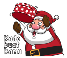 Om Santa sticker #8861824
