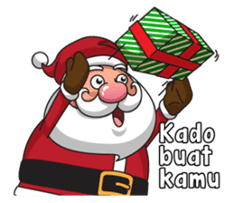 Om Santa sticker #8861825