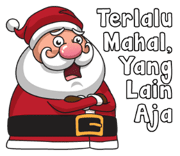 Om Santa sticker #8861830