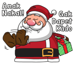 Om Santa sticker #8861832