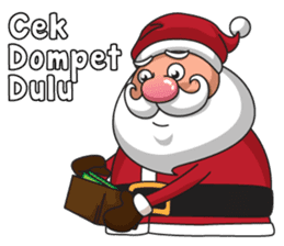 Om Santa sticker #8861833