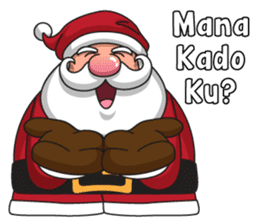 Om Santa sticker #8861836