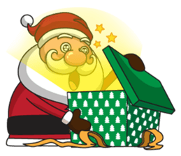 Om Santa sticker #8861837