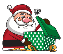 Om Santa sticker #8861838