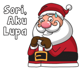 Om Santa sticker #8861843