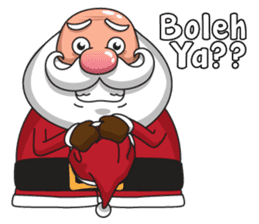 Om Santa sticker #8861844